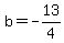 b+=+-13%2F4