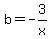 b+=+-3%2Fx