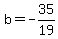 b+=+-35%2F19