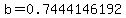 b+=+0.7444146192