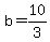 b+=+10%2F3
