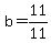 b+=+11%2F11