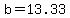 b+=+13.33