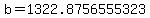 b+=+1322.8756555323