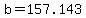 b+=+157.143