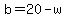 b+=+20+-+w
