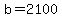 b+=+2100