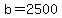 b+=+2500