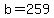 b+=+259
