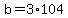 b+=+3%2A104