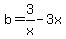 b+=+3%2Fx+-+3x
