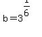b+=+3%5E%281%2F6%29