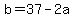 b+=+37+-+2a