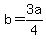 b+=+3a%2F4