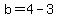 b+=+4+-+3