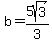 b+=+5sqrt%283%29%2F3