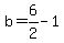 b+=+6%2F2+-+1