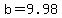 b+=+9.98