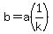 b+=+a%281%2Fk%29
