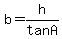 b+=+h%2Ftan+A