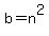 b+=+n%5E2