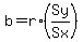 b+=+r%2A%28Sy%2FSx%29