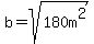 b+=+sqrt%28180m%5E2%29+