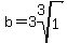 b+=3root%283%2C+1%29