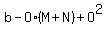 b+-+O%2A%28M%2BN%29+%2B+O%5E2