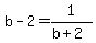 \"b-2+=+1%2F%28b+%2B+2%29\"