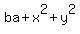 ba%2Bx%5E2%2By%5E2