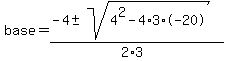 base=%28-4%2B-sqrt%284%5E2-4%2A3%2A-20%29%29%2F%282%2A3%29
