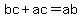 bc%2Bac=ab