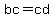 bc=cd