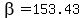 beta=153.43
