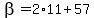 beta=2%2A11%2B57