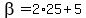 beta=2%2A25+%2B+5