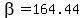 beta+=+164.44