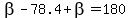 beta-78.4%2Bbeta=180