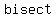 bisect