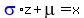 blue%28sigma%29%2Az++%2B+mu+=+x