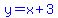 blue%28y=x%2B3%29