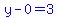 blue%28y-0=3%29