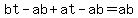 bt+-ab%2Bat-ab=ab
