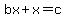 bx%2Bx=c