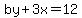 by%2B3x=12