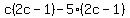 c%282c-1%29-5%282c-1%29