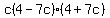 c%284-7c%29%284%2B7c%29