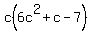 c%286c%5E2%2Bc-7%29