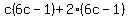 c%286c-1%29%2B2%286c-1%29